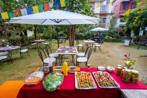Outdoor Buffet Area